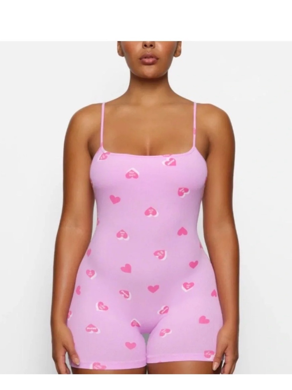SKIMS Soft Lounge Scoop Onesie in Petal Print